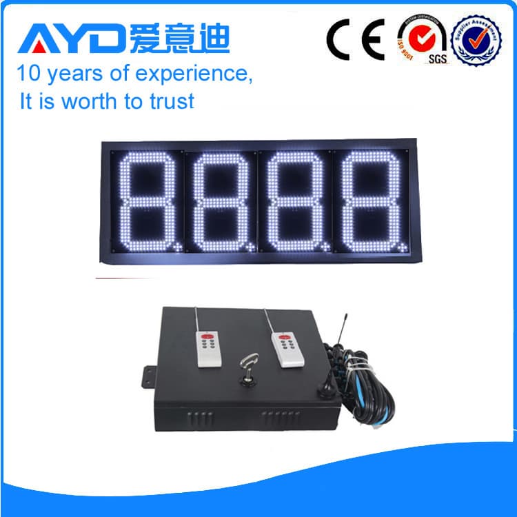 Outdoor led advertising waterproof gas price sign